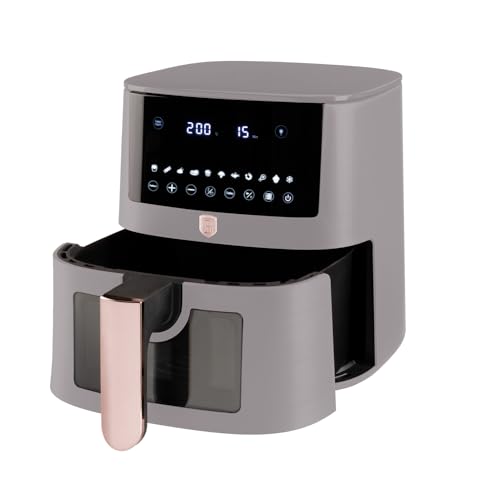 Berlinger Haus Air fryer/Digitale Heißluftfritteuse 8L Ofen/Mit 8 automatische Kochfunktion/Touchdisplay 8 Programme/1650 W/Gesundes Kochen ohne Öl und Fett/Taupe Collection Berlinger Haus Air fryer/Digitale Heißluftfritteuse 8L Ofen/Mit 8 automatische Kochfunktion/Touchdisplay 8 Programme/1650 W/Gesundes Kochen ohne Öl und Fett/Taupe Collection von Berlinger Haus