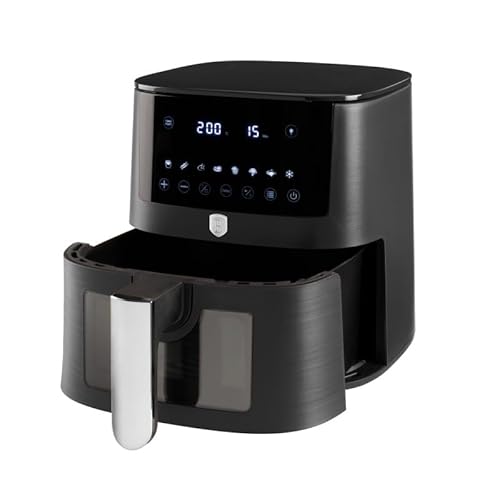 Berlinger Haus Heißluftfritteuse 5 l | Digitales LED-Touchdisplay, 8 Programme, Antihaft, 40–200 °C | Anthrazit Collection | gesundes Kochen ohne Öl | kompakt & leistungsstark Berlinger Haus Heißluftfritteuse 5 l | Digitales LED-Touchdisplay, 8 Programme, Antihaft, 40–200 °C | Anthrazit Collection | gesundes Kochen ohne Öl | kompakt & leistungsstark von Berlinger Haus