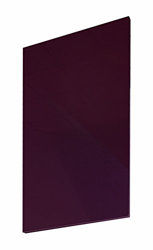 Berlioz Creations CJ4HA 2 Paneele in hoher Ausführung, in auberginefarbenem Hochglanz, 33 x 1,6 x 70 cm, 100 Prozent französische Herstellung von Berlioz Créations