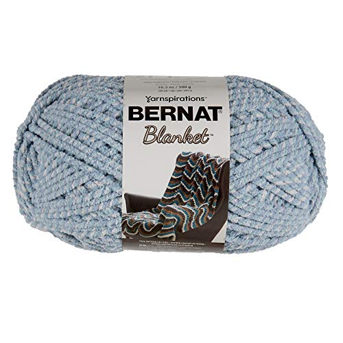 BERNAT Decke, Blue Fog Twist, 2 x 300 g von Bernat