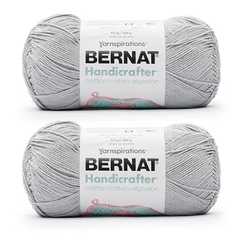 Bern Hand-Baumwolle, 2-400 g, weiches Grau von Bernat