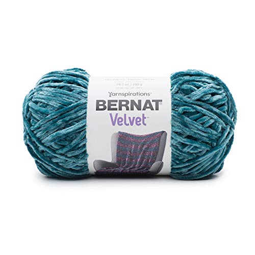 Bernat 16103232005 Samt, Polyester, blaugrün, 300g, 288 Meter von Bernat