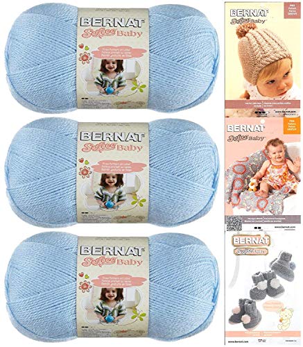 Bernat PO2349 Softee Baby, Hellblau, 11 x 9 x 3 inches, 993 Meter von Bernat