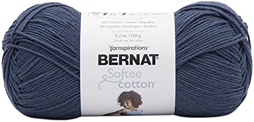 Bernat Softee Baumwolle, Mischgewebe, Meeresblau, 120 g von Bernat