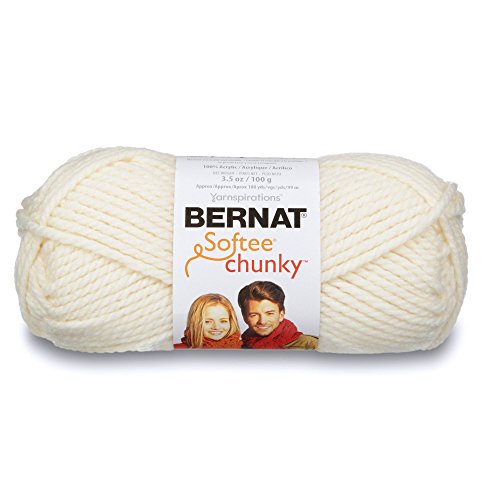 Bernat Softee Dickes Garnknäuel, 100°g, 3 Stück, Natur, Einzelpackung von Bernat