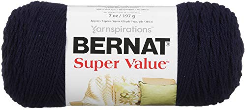 Navy Super Value Solid Yarn 164053-7711 von Bernat