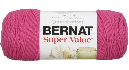 Super Wert solide Garn-Magenta von Bernat