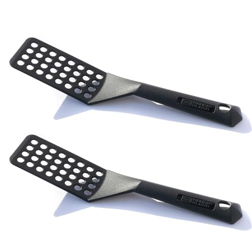 Berndes 9011 Pfannenwender mit Schlitzen, Antihaftbeschichtung, Schwarz, 2er Pack von Berndes