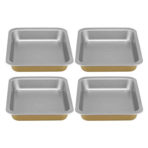 Berndes Metal Bakeware Bräter, 4 Stück, antihaftbeschichtet, innen 28 x 22 cm, außen 32 x 24,5 cm von Berndes