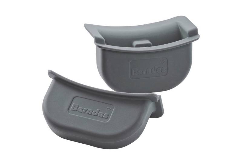 Berndes Topflappen MAURAO, 2er Set, Grau, Silikon, Thermo, B 20 x H 5 x T 10,5 cm von Berndes