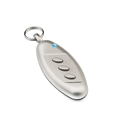 Berner Mini Handsender Blue Opal BHS153 (Fernbedienung für Garagentorantriebe, mit Blauer LED, 5 Kanal, mit Metallgehäuse, Funkanlage 868MHz, unidirektional) 2901893 von Berner Torantriebe