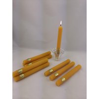 5 Stück Stabkerzen Aus 100 % Bienenwachs, Handgegossen 5 Stück Stabkerzen Aus 100 % Bienenwachs, Handgegossen von BernhardsWerkstaette