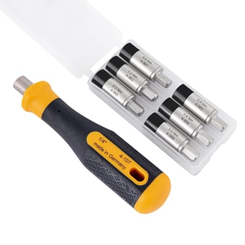 BERSTEIN Drehmoment Adapter Satz 7-tlg | 0.6 bis 3.0 Nm | Für 1/4 Zoll Bits + Schraubendrehergriff mit 1/4 Zoll Bitmagnethalteraufnahme | Drehmoment Set BERSTEIN Drehmoment Adapter Satz 7-tlg | 0.6 bis 3.0 Nm | Für 1/4 Zoll Bits + Schraubendrehergriff mit 1/4 Zoll Bitmagnethalteraufnahme | Drehmoment Set von Bernstein Tools for Electronics