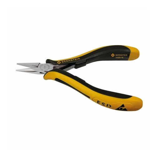 BERNSTEIN CLASSIC Spitzzange 120 mm mit kurzen Backen aus Spezial-Werkzeugstahl ESD-sicher von Bernstein Tools for Electronics