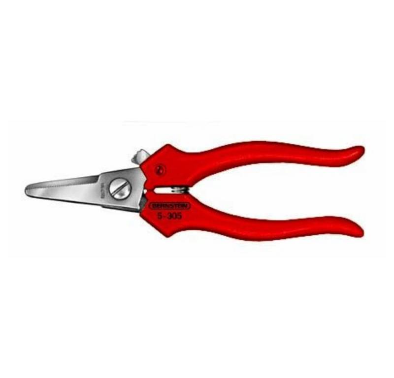 Bernstein Tools Universalschere Bernstein Tools 5-305 Kombischere 140 mm Rot von Bernstein Tools