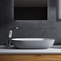 Bernstein - Aufsatzwaschbecken O-540 Mineralguss Grau/Weiß 54x34x12cm ohne Blende Bernstein - Aufsatzwaschbecken O-540 Mineralguss Grau/Weiß 54x34x12cm ohne Blende von Bernstein