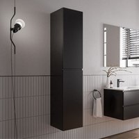 Bad Hochschrank Bernstein AVA 35x170x35cm - Badmöbelfarbe Schwarz matt von Bernstein