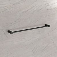 Bernstein - Badetuchhalter ola Edelstahl 62x7,5cm Rund Schwarz matt von Bernstein