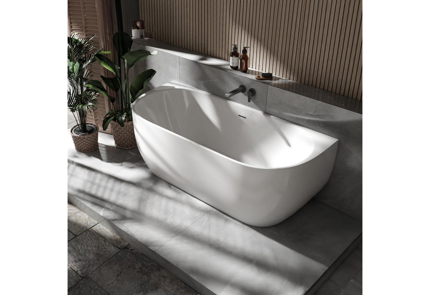 Bernstein Badewanne Lena, Freistehende Badewanne Acryl Weiß glänzend 170 x 75 x 60 cm Bernstein Badewanne Lena, Freistehende Badewanne Acryl Weiß glänzend 170 x 75 x 60 cm von Bernstein