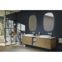 Bernstein - Badmöbel-Set Inalco 1900 Open Storage mit Waschbecken Waschtischplatte ohne Armaturenlöcher Eiche natur Bernstein - Badmöbel-Set Inalco 1900 Open Storage mit Waschbecken Waschtischplatte ohne Armaturenlöcher Eiche natur von Bernstein