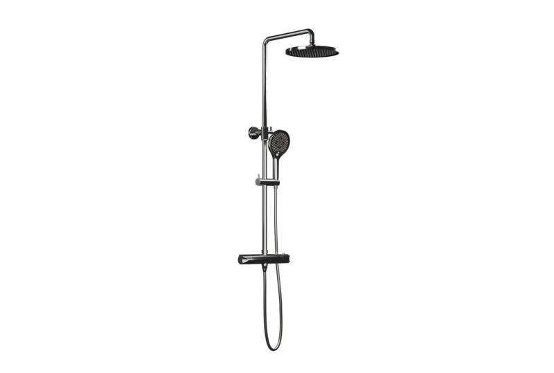 Bernstein Duschsystem 8221 BASIC, Design Duschsäule Thermostat inkl. Handbrause & Regendusche von Bernstein