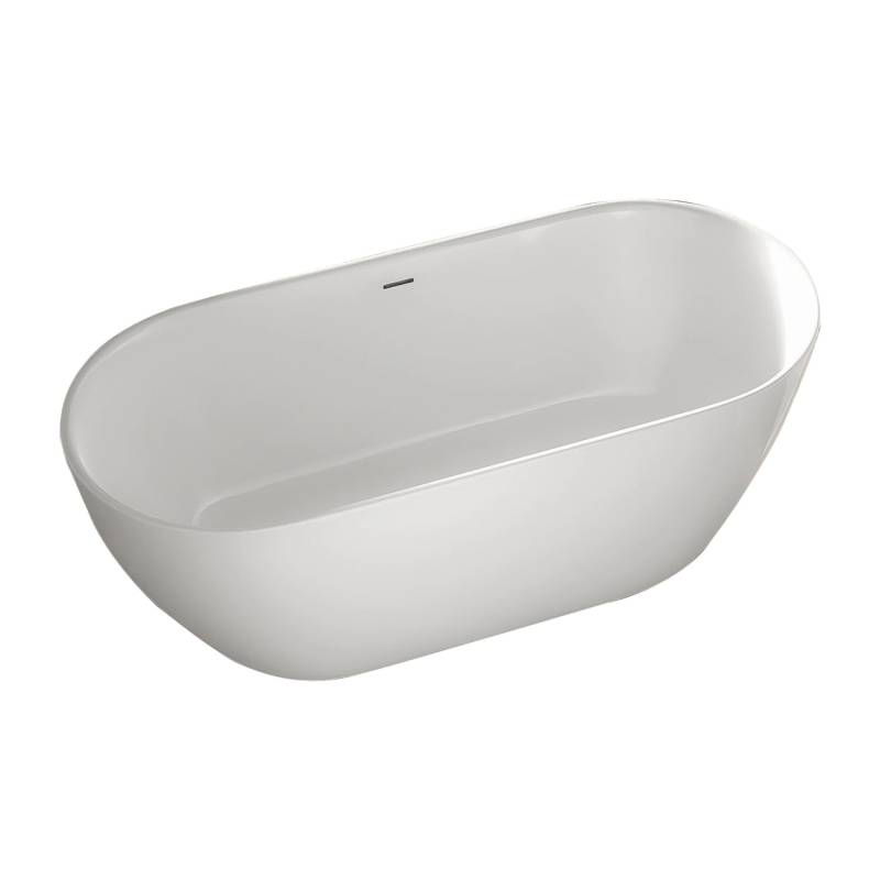 Bernstein Freistehende Badewanne JAZZ PLUS 2.0 Acryl Weiß Matt 160x75 cm von Bernstein