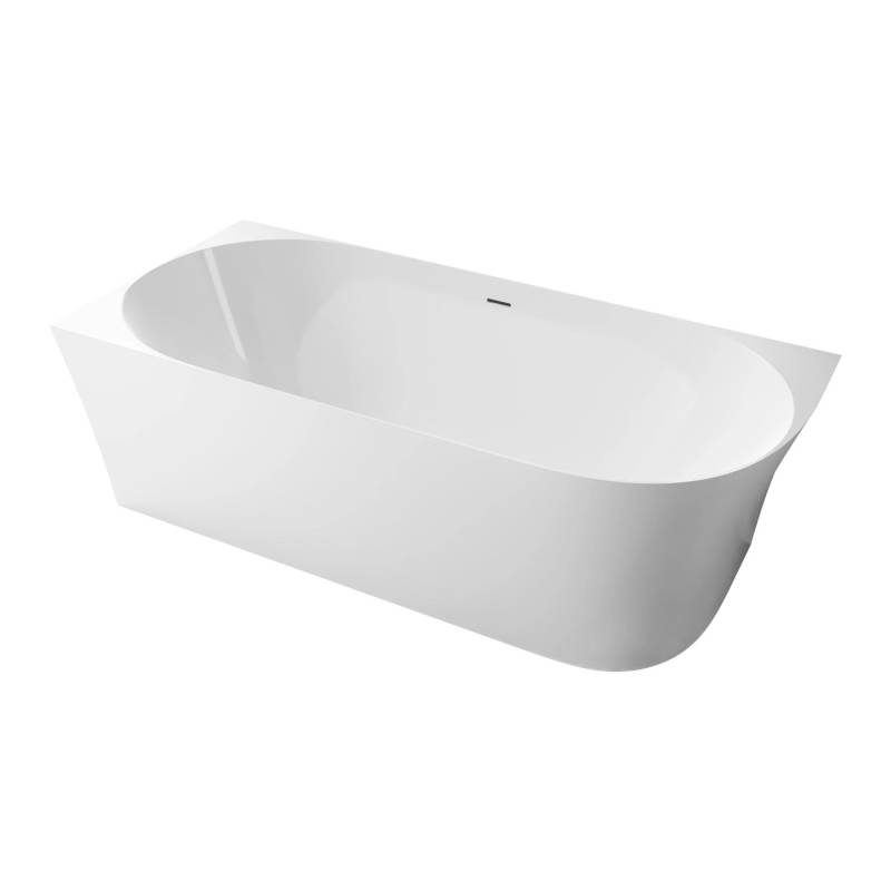Bernstein Freistehende Badewanne NOVA SLIM LINE Acryl Weiß 170x78 Einbau Links von Bernstein