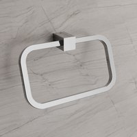 Bernstein - Handtuchring ola Edelstahl 23x9,3cm Eckig Chrom hochglanz von Bernstein