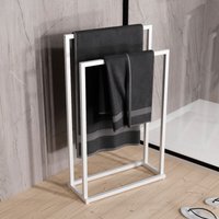 Bernstein - Handtuchständer ola Stahl 50x21x82cm Eckig Weiß matt Bernstein - Handtuchständer ola Stahl 50x21x82cm Eckig Weiß matt von Bernstein