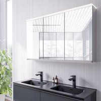 Bernstein - Spiegelschrank varo LED-Beleuchtung & Steckdose 120cm 3 Türen von Bernstein