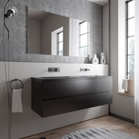 Bernstein - Unterschrank ava 160cm Badmöbel: Schwarz matt, Mineralguss Waschbecken bruxelles Schwarz matt ohne Hahnloch Bernstein - Unterschrank ava 160cm Badmöbel: Schwarz matt, Mineralguss Waschbecken bruxelles Schwarz matt ohne Hahnloch von Bernstein