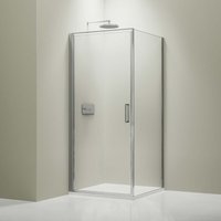 Duschkabine Bernstein Eckdusche Nano 6mm Echtglas EX416S 100x100x195cm von Bernstein