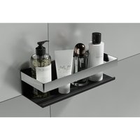 Duschkorb Bernstein DK319 Edelstahl 28cm Chrom/Schwarz matt von Bernstein