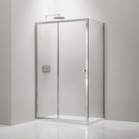 Eckdusche NT504 Bernstein Klarglas 6mm 120x90 cm von Bernstein