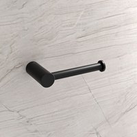 Papierrollenhalter Bernstein OLA Farbe: Schwarz matt rundes Design von Bernstein