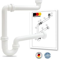 Bernstein - Raumsparsiphon für Waschbecken 1 1/4 x 32mm von Bernstein