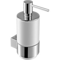 Seifenspender Bernstein OLA Keramik/Edelstahl 10x9,5cm Chrom hochglanz von Bernstein