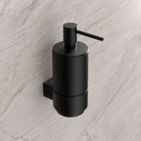 Seifenspender Bernstein ola Keramik/Edelstahl 10x9,5cm Schwarz matt von Bernstein