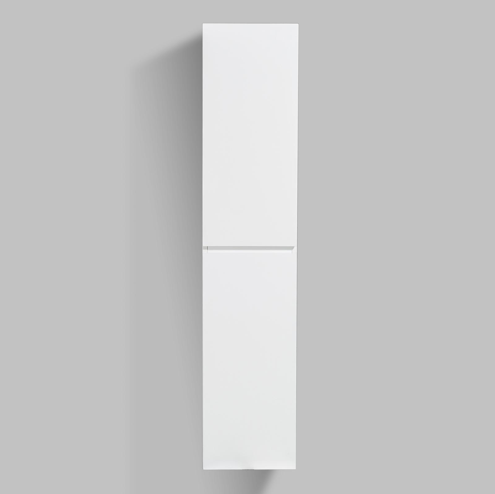 Seitenschrank Alice Rechts - 165 x 35 x 30 cm - Weiß (Hochglanz) von Bernstein