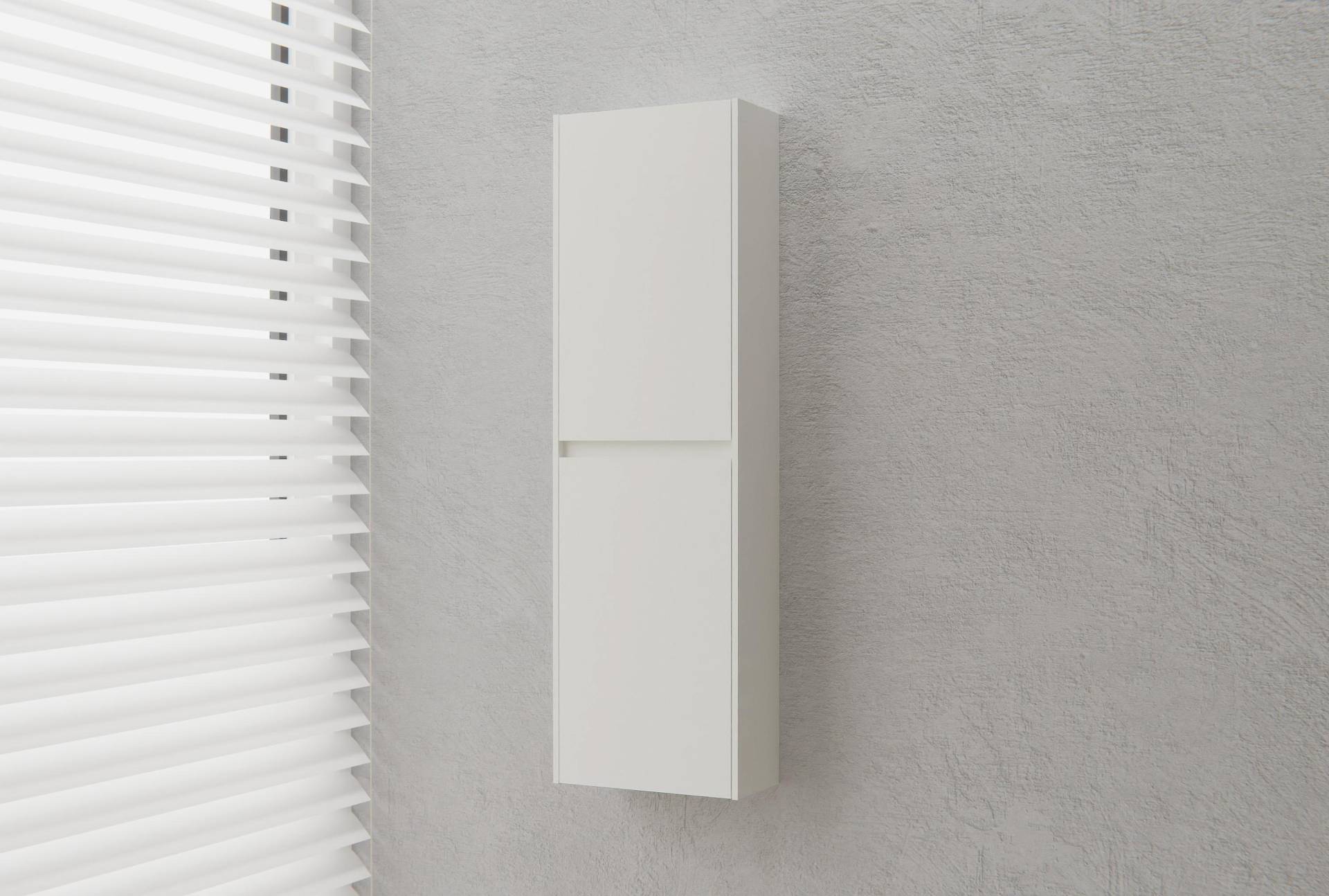 Seitenschrank TLB - 100 x 30 x 15 cm - Weiß softmatt von Bernstein