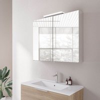 Bernstein - Spiegelschrank neo LED-Beleuchtung & Steckdose 80cm 2 Türen Bernstein - Spiegelschrank neo LED-Beleuchtung & Steckdose 80cm 2 Türen von Bernstein