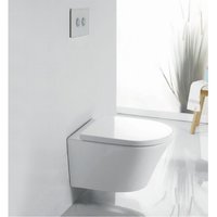 Spülrandloses wc Bernstein 1088R Weiß glänzend Softclose-Sitz mit LED-Nachtlicht von Bernstein