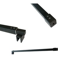 Bernstein - Stabilisationsstange Stabilisator eckig Schwarz matt für Duschen von Bernstein