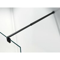 Stabilisationsstange Bernstein für Duschen rund schwarz matt von Bernstein