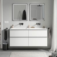 Unterschrank Bernstein lavoa 120 cm mit Mineralguss Waschbecken bruxelles - Metallgriff Anthrazit matt, Weiß matt, Waschbecken Weiß matt ohne Hahnloch Unterschrank Bernstein lavoa 120 cm mit Mineralguss Waschbecken bruxelles - Metallgriff Anthrazit matt, Weiß matt, Waschbecken Weiß matt ohne Hahnloch von Bernstein