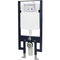 WC-Vorwandelement Bernstein G3008 Betätigungsplatte Modell 4117 Weiß matt von Bernstein