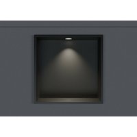 Wandnische Edelstahl Bernstein NT203010X mit LED-Spot 20x30x10 cm Schwarz 1x Spot Einbaurahmen Schwarz matt Wandnische Edelstahl Bernstein NT203010X mit LED-Spot 20x30x10 cm Schwarz 1x Spot Einbaurahmen Schwarz matt von Bernstein