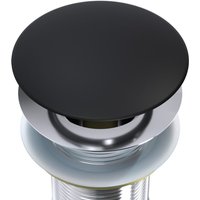 Bernstein - Waschbecken Pop-up Blende Mineralguss für Ablaufgarnitur schwarz matt von Bernstein