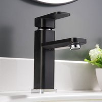 Bernstein - Waschtischarmatur Badarmatur Wasserhahn 1233CB in Chrome / Schwarz von Bernstein