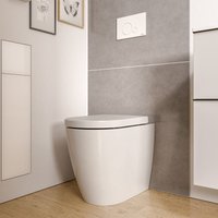 Wc Stand Bernstein vireo spülrandlos inkl. Softclose WC-Sitz mit Absenkautomatik Weiß glänzend von Bernstein
